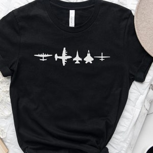 Pilot Shirt Air Force Shirt Gift For Men Jet Plane Aviation T Shirt Aircraft Tee Aeroplane Shirt Gift Funny Flying Shirt Military Air Show