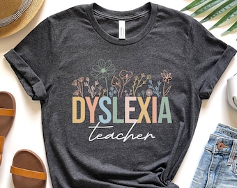 Dyslexia Teacher Shirt Dyslexia Tshirt Dyslexia Therapist Gift Christmas T Shirt Dyslexia Awareness Dyslexia Squad Dyslexic Dyslexia Woman