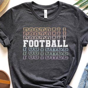 Football Mom T-Shirt - Custom Game Day Shirt for Proud Moms to Cheer Their Star Player