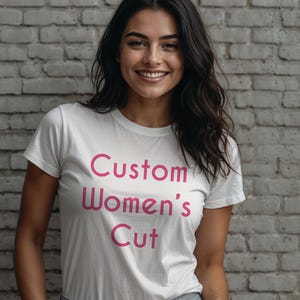 Women&#39;s Cut T-shirt - Custom Personalized Shirt for Women, Stylish Tee for Females, Unique Gift Idea & Fashionable Top