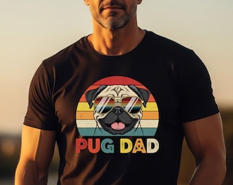 Pug Dog Shirt, Unisex Tee, Puppies Tshirt, Cute Animal Gift, Dog Lover Outfit, Funny Pugs Tee, Pug Mom Dad Shirt