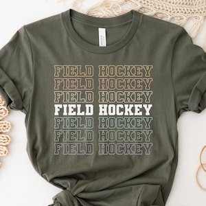 Field Hockey Shirt: Hockey Women Gift, College Sport TShirt, Sports Mom Tee