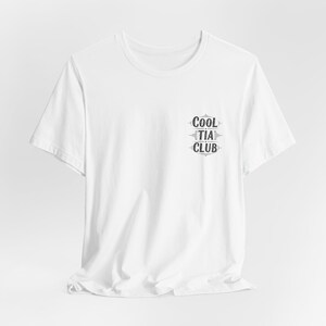 Cool Tia Shirt - Unisex Jersey Short Sleeve Tee, Retro Tia Shirt Niece Nephew, T-Shirt For Tia, New Tia Tee Shirt, Cool Tia Club Shirt