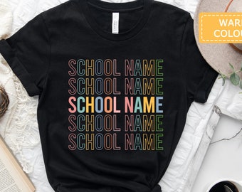 School Mascot Shirt, Personalized Teacher Team Tee