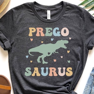 Koszulka Pregosaurus, ogłoszenie o ciąży, koszulka ciążowa, zabawna koszulka na baby shower, prezent dla przyszłej mamy, ogłoszenie o dziecku, przyszła mama