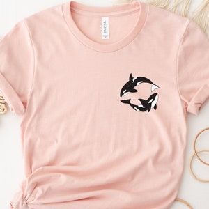 Orca Pocket Shirt Orca Tee Whale Shirt Nautical Shirt Gift For Sea Lover Gift Fish Lover Shirt Orca T Shirt Oceanography T-Shirt