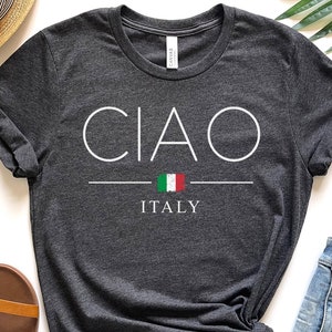 Ciao Shirt, Italian Shirt, Italy Vacation Gift, Honeymoon Shirt, Woman Italy Tee, Family Trip Shirt, Rome T-Shirt,Venice Shirt,Napoli Shirt