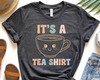 Tea Lover Shirt, Tea Addict Tee, Funny Hipster Gift, Unisex Jersey T-Shirt, Cute Tumblr Shirt