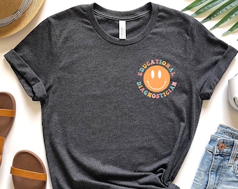 Educational Diagnostician Shirt Diagnostician Christmas Gift DIAG Tshirt School Psychometry Educational Diag School Psychologist Tee