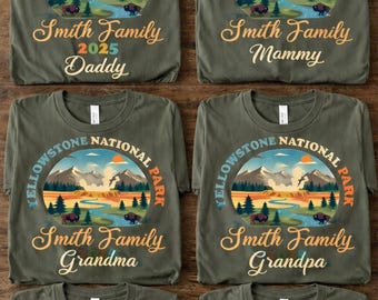 Yellowstone Shirt Custom Family Vacation Memory T Shirt