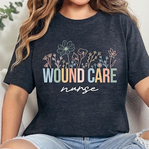 Wound Care Nurse Shirt Ostomy Nurse Tshirt Boho Nurse Christmas Gift Tshirt WOC Nurse Specialist Nurse Appreciation Gift Nurse Shirt