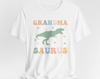 80s Grandmasaurus ザウルス 恐竜 USA製 Tシャツ グランマ Grandmasaurus Shirt New Grandma Gift Funny Grandmother T Shirt