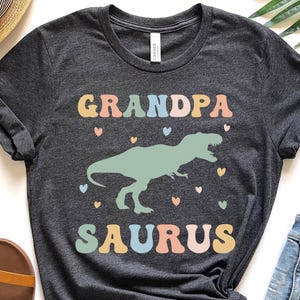 Grandpasaurus Shirt Gift For Grandpa Saurus Grandpa Dino Shirt Dinosaur T Shirt Funny Grandpa Tshirt Matching Tee Shirt Baby Boy Grandparent