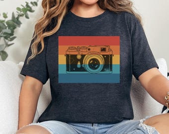 Retro Camera Photography Shirt T-Shirt | Vintage Photographer Tee