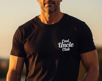 Cool Uncles Club Shirt | Funny New Uncle To Be Pregnancy Announcement Gift