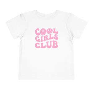 Toddler Tee, Cool Girl Club Shirt, Funny Toddler Gift, Grandkid Birthday Shirt, Gift From Aunt, Toddler Girl Shirt, Cute Toddler Shirt,