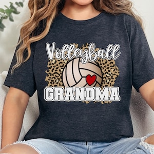 Volleyball Grandma Shirt, Matching Family Shirt, Volleyball Grandmother Gift, Volleyball Grandma And Grandkids Shirt, Volleyball Mom Gift