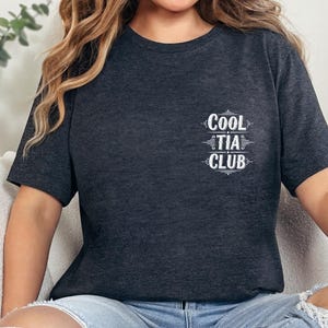 Cool Tia-shirt - Unisex jersey T-shirt met korte mouw, retro Tia-shirt nichtje neef, T-shirt voor Tia, nieuw Tia T-shirt, cool Tia Club-shirt