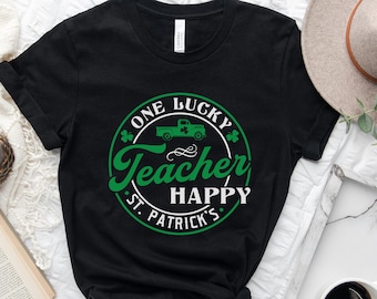 Teacher St Patricks Day Shirt Lucky Teacher Shirt Gift To Teacher Shamrock Teacher Irish Teacher Shirt Unisex St Patricks Day Teacher Gift
