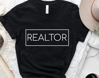 Realtor Shirt Real Clogins Gift Estate Agent Tshirt Home Dealer For Women Realtor Christmas Gift Ladies Realtor Shirt