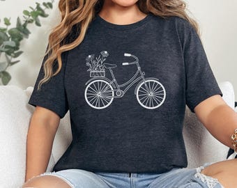 Floral Cycling Shirt: Women Bike Cycling Tee