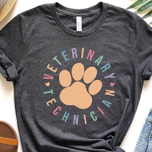 Maglia tecnica veterinaria Equina veterinaria tecnica veterinaria girocollo veterinaria Med T camicia mucca veterinaria tecnologia regalo veterinario della fattoria divertente veterinaria abbigliamento tecnico veterinaria tecnologia camicia ragazza