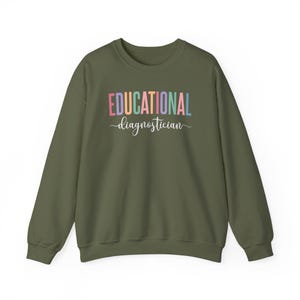 Educational Diagnostician Sweatshirt, School Psychologist Gift, Special Education Teacher Apparel, Teacher Appreciation Gift, School image 8
