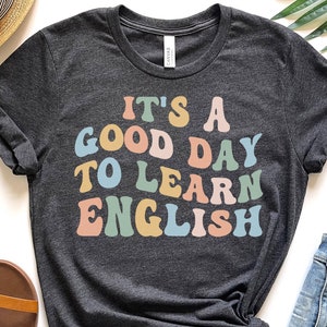 Camiseta de profesor de inglés, camiseta de gramática, regalo para profesor, camiseta de regreso a la escuela, camiseta de puntuación, camiseta divertida de profesor, sudadera de inglés