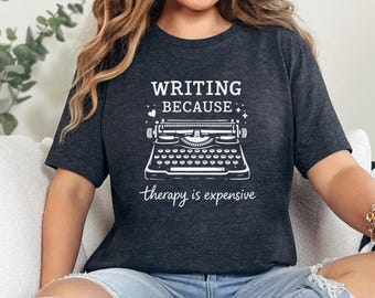 Writer Shirt Minimal Typography Tee
