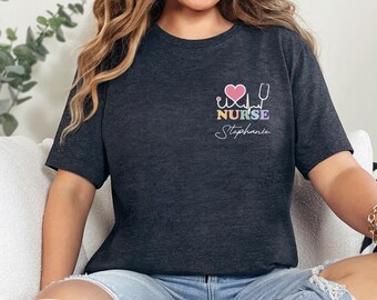Registered Nurse Shirt: Personalized RN Name T Shirt