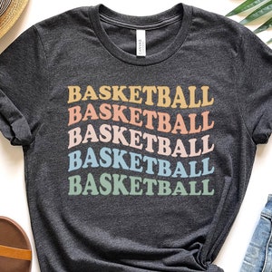 Basketball Shirt, Basketball Mom Shirt, Basketball Gift, Game Day Mom Shirt, Girl Basketball T Shirt, Basketball Player Gift, Groovy Text
