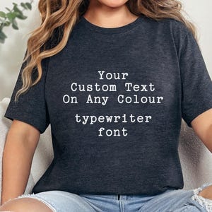 Aangepaste schrijfmachine shirt cadeau typografie T-shirt voor vrouwen aangepast citaat shirt gezegde T-shirt voor leraar boek minnaar cadeau T-hoofdstuk schoolse