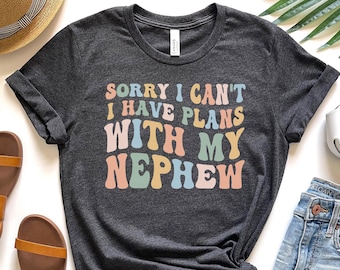 Funny Aunt And Nephew shirt,Auntie Shirt,Aunt Life Shirt,Cute Aunt Shirt,Auntie Gifts,Gift From Nephew,New Aunt Shirt,Aunt Shirts For Women