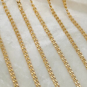 Miami Cuban Chain, Cuban Link Chain , Cuban Link Chain, Cuban Link, Cuban Chain, Cuban Chain Necklace, 3mm Cuban Chain, Gold Necklace,