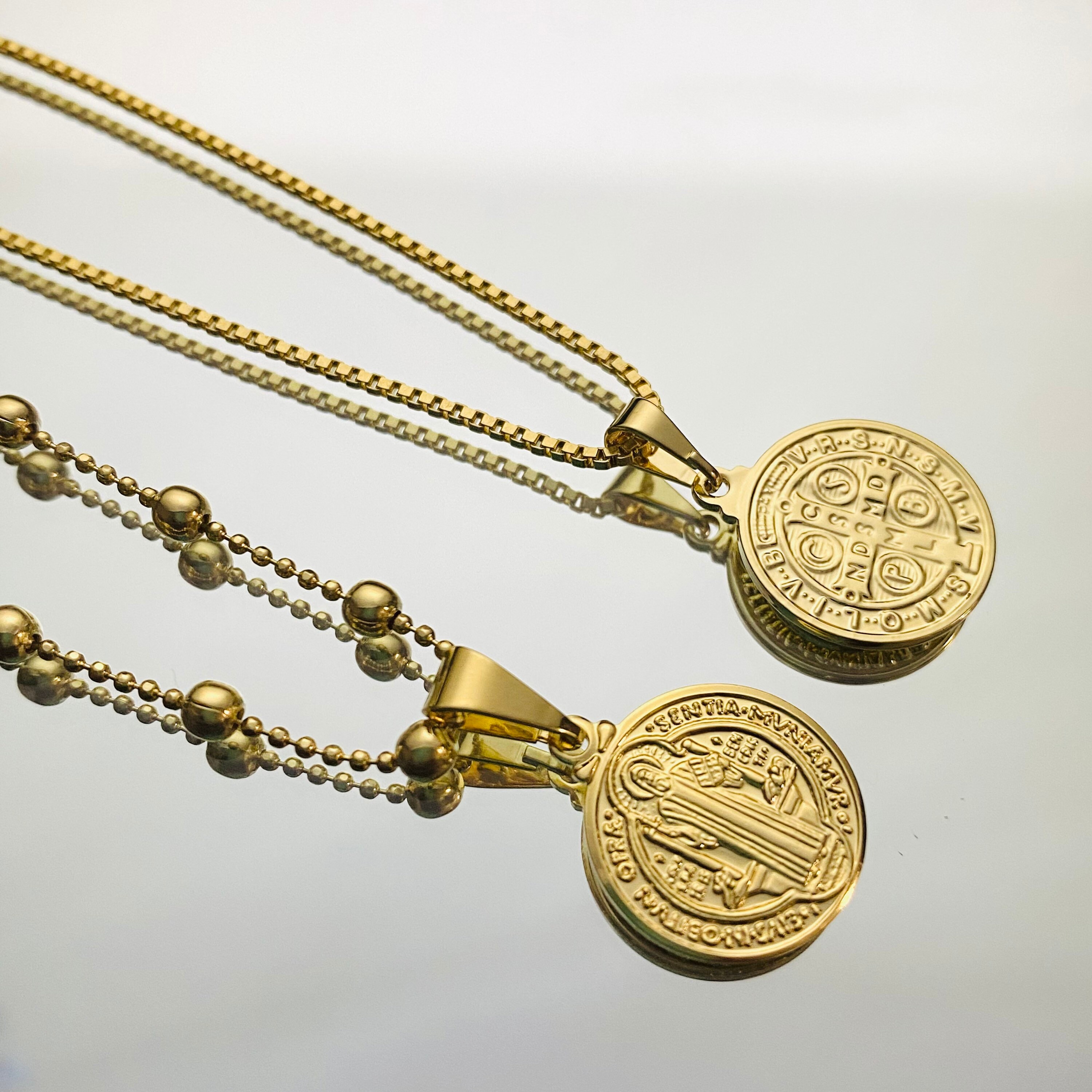 19.25k Yellow Gold St. Benedict Medal – Liberal Jewellery