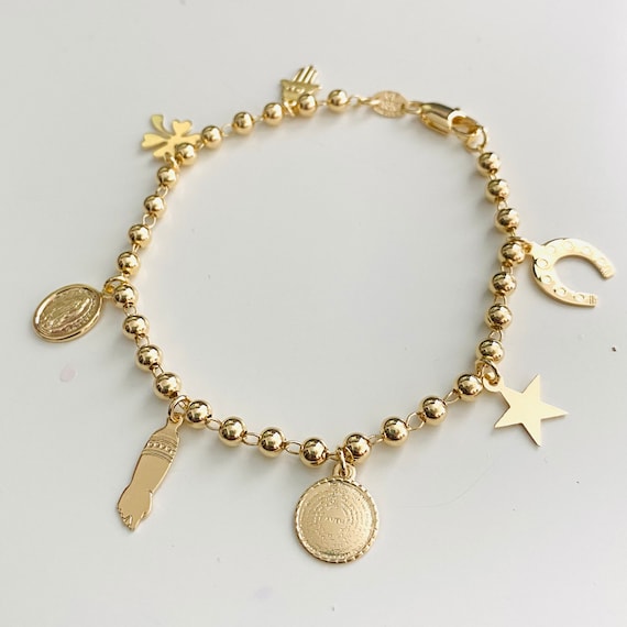 Religious charm best sale bracelet