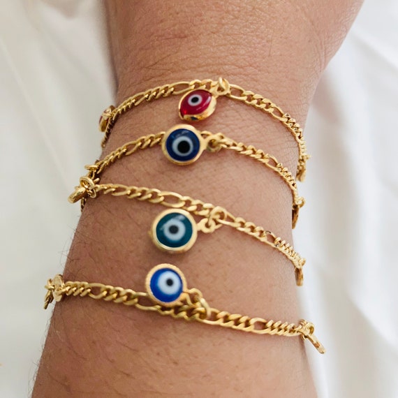 Hamsa Evil Eye Bracelet Evil Eye Bracelet Hamsa Bracelet Gold
