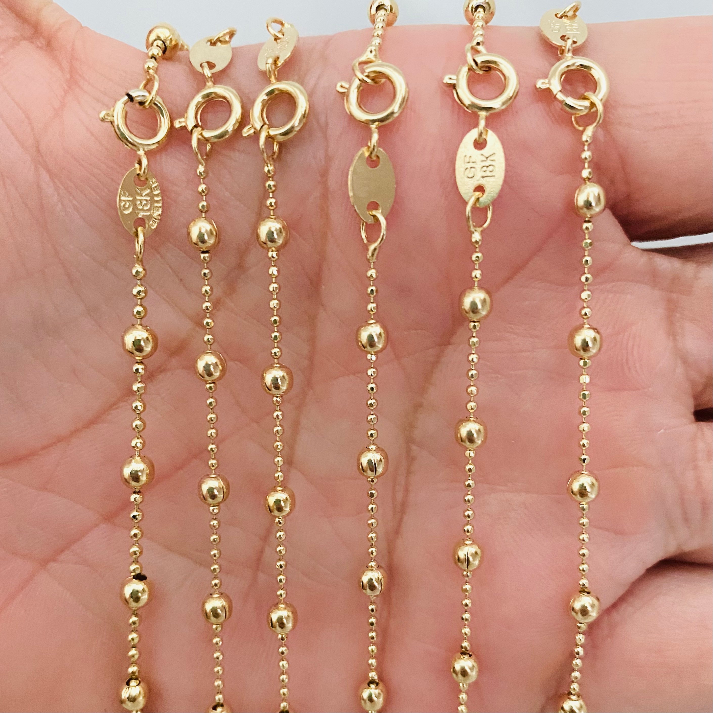 Ball Link Chain, Satellite Chain, Ball Chain, Chain Necklace, Ball