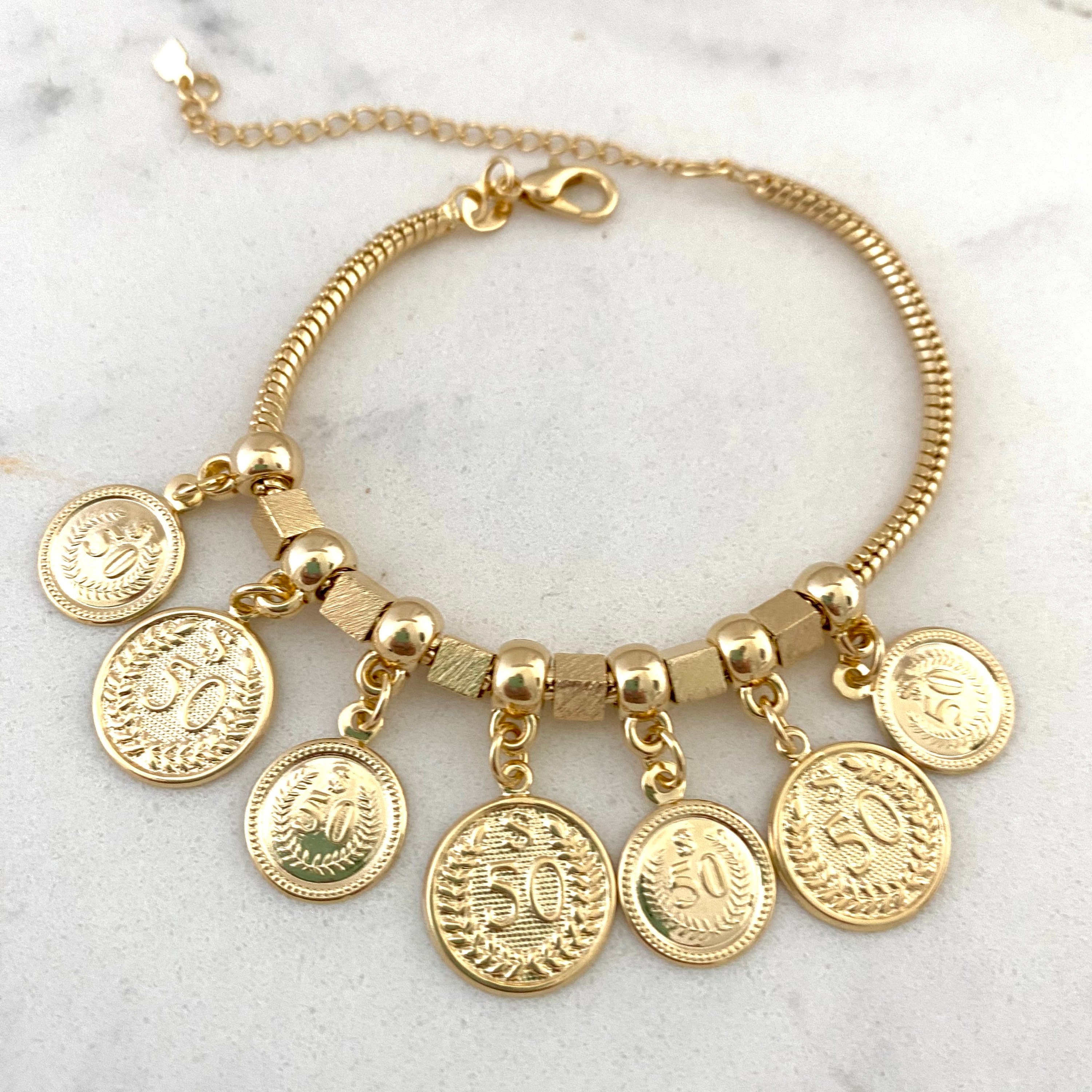 Coin Charm Bracelet – Legends & Dreams Malta