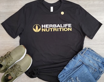 Herbalife Branded Shirt | Gold Black Shirt | HERBALIFE NUTRITION