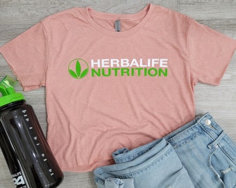 Herbalife Cropped Shirt | Raw Hems | HERBALIFE NUTRITION