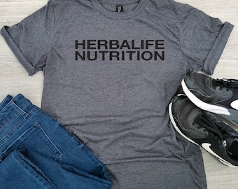 Herbalife Shirt | Dark Heather Grey Tee | HERBALIFE NUTRITION