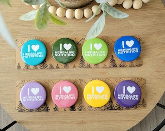 Broches de botón Herbalife / HERBALIFE NUTRITION / Nuevo