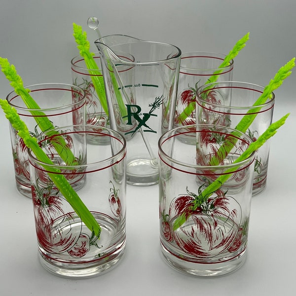 Bloody Mary Glasses Etsy