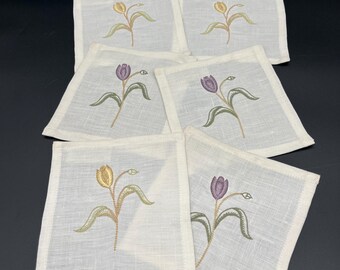 Anjit Ahuja Set of 6 Cocktail Napkins From Barneys New York