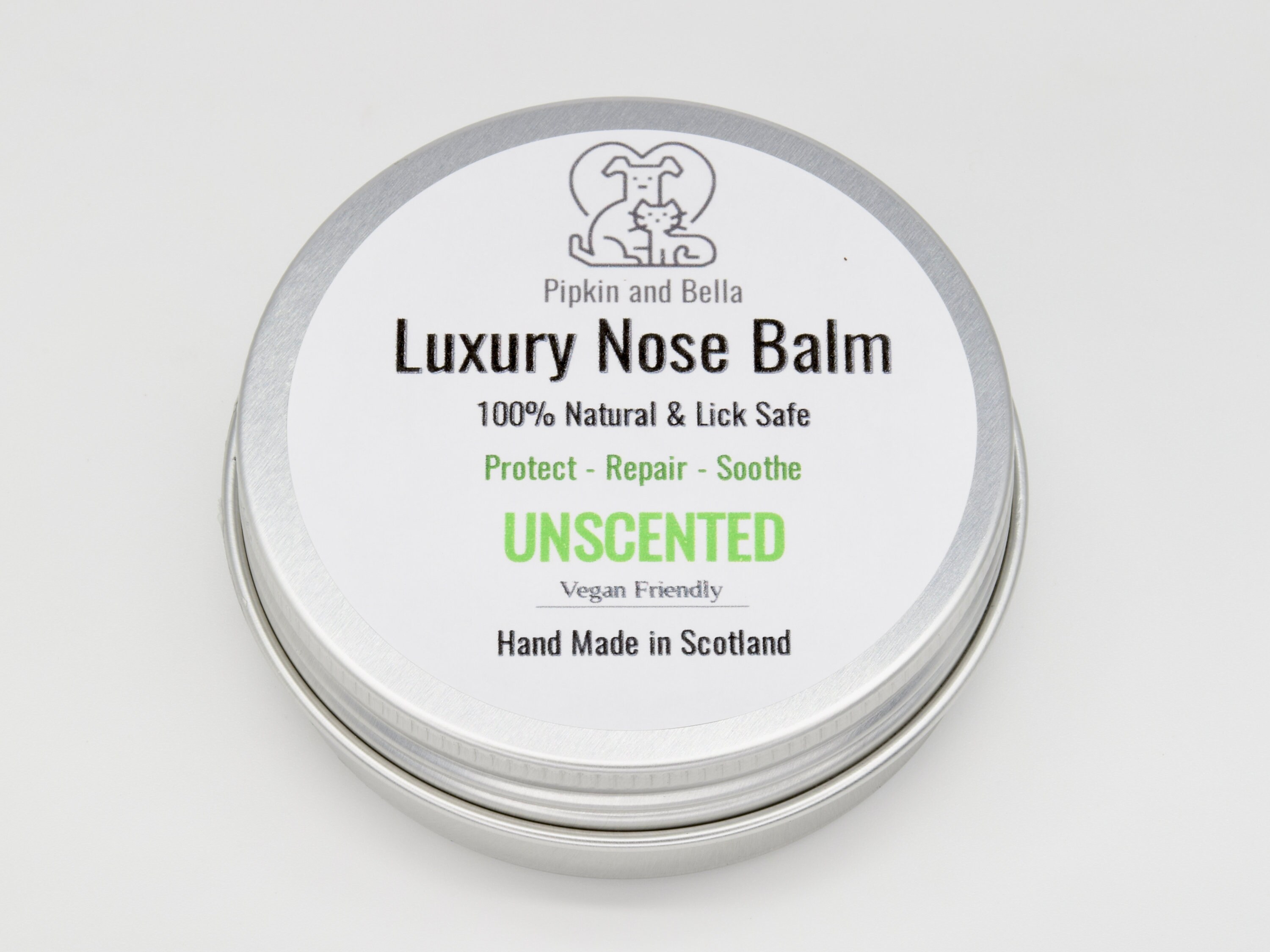 Luxury Nose Balm Unscented & Vegan available in 30g and Etsy