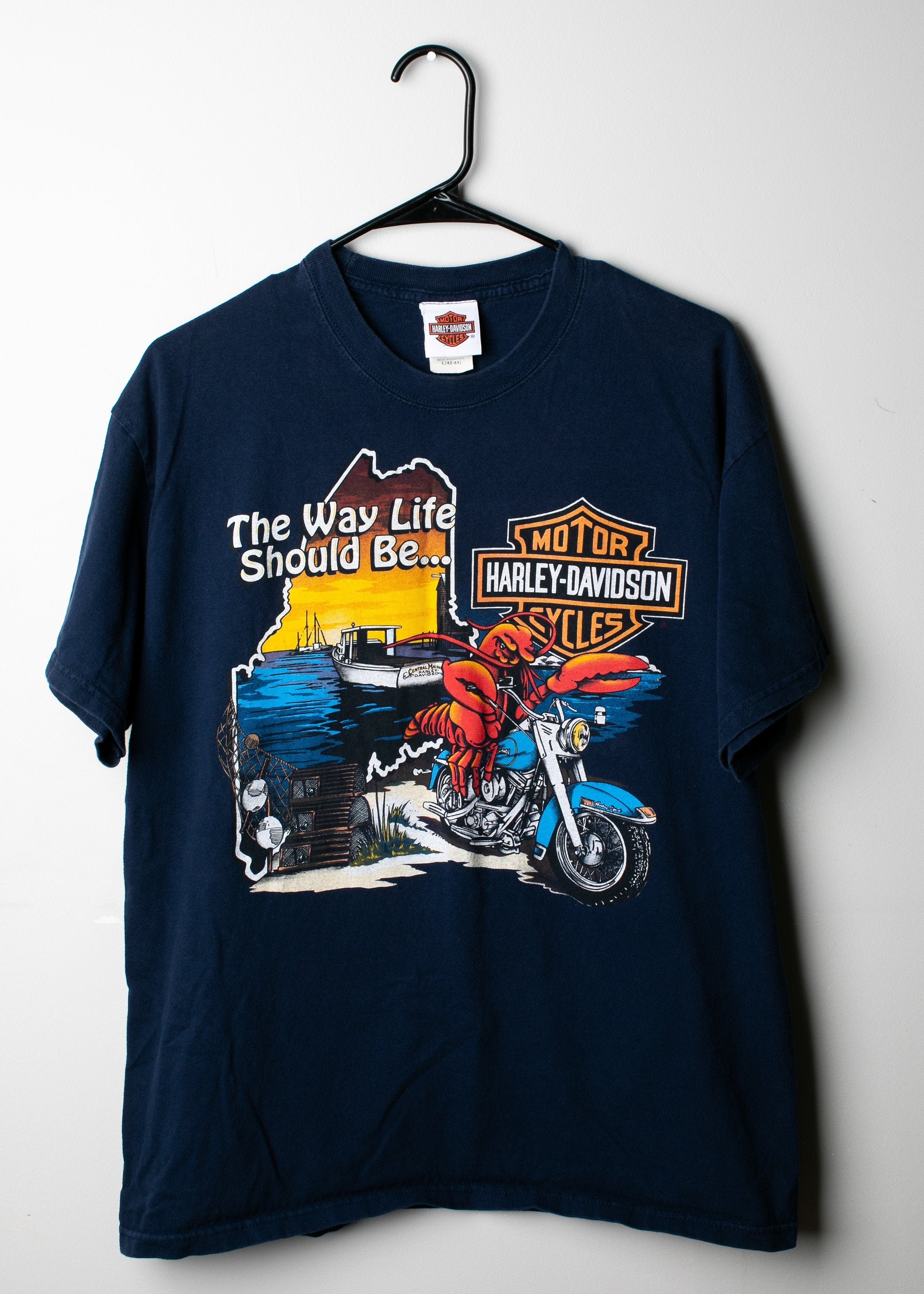 VTG Harley Davidson the Way Life Should Be T-shirt L 