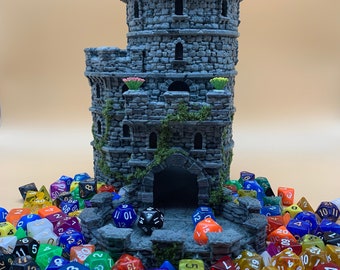 Dark Realms Castle Dice Tower - NOT PAINTED