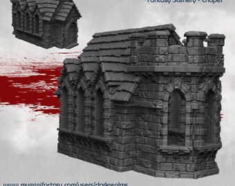 Dark Realms - Fantasy Scenery Chapel