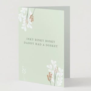 Carte de sympathie drôle - imprimable - Inky Binky Bonky, papa est décédé - décès d'un être cher - chagrin - deuil